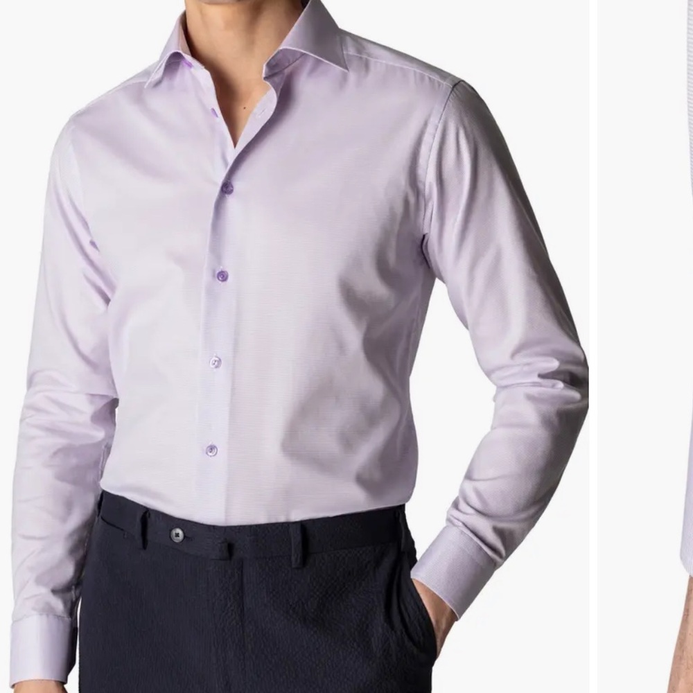 Eton NWOT Slim Solid Oxford Shirt